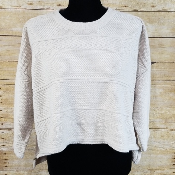 Tea n Cup Sweaters - Tea & Cup Cropped Sweater With Side Zippers